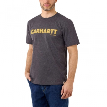 Carhartt Mens Logo Graphic Relaxed Fit Short Sleeve T Shirt S - Chest 34-36' (86-91cm)