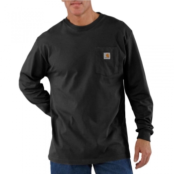 Carhartt Mens Workwear Pocket T Shirt Long Sleeve T Shirt S - Chest 34-36' (86-91cm)