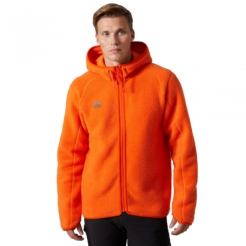 Helly Hansen Mens Heritage Pile Full Zip Fleece Hoodie L - Chest 42.5'