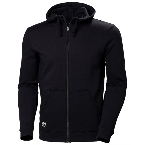 Helly Hansen Mens Manchester Full Zip Hooded Sweatshirt L - Chest 42.5'