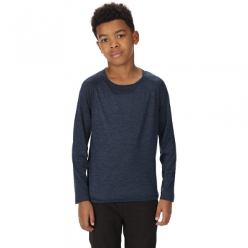 Regatta Boys Junior Burlow Quick Drying Long Sleeve T Shirt 11-12 Years - Chest 75-79cm (Height 146-152cm)