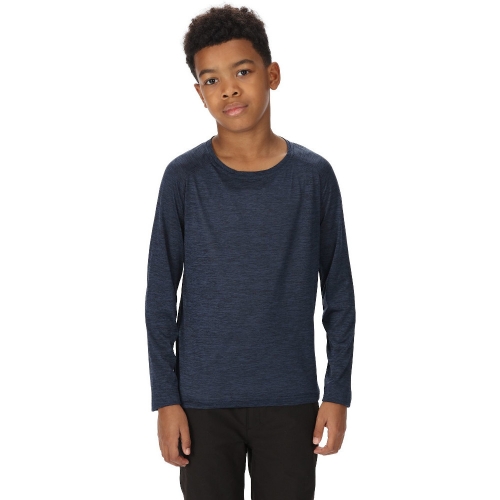 Regatta Boys Junior Burlow Quick Drying Long Sleeve T Shirt 11-12 Years - Chest 75-79cm (Height 146-152cm)