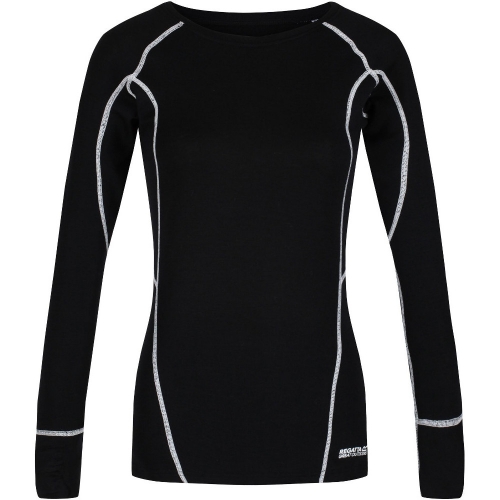 Regatta Womens/Ladies Beru Merino Wool Long Sleeve Baselayer T shirt 10 - Bust 34' (86cm)