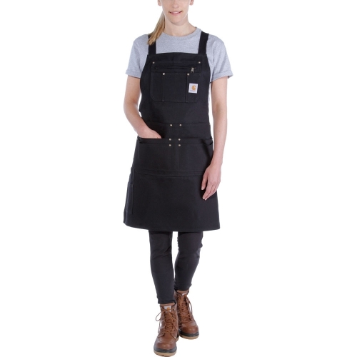 Carhartt Mens Duck Polyester Cotton Ring Spun Apron Bib One Size