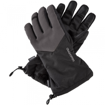 Craghoppers Mens Otho Softshell Waterproof Winter Glove Medium / Large - Hand 19-20cm