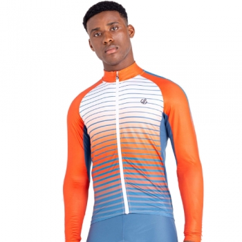 Dare 2B Mens AEP Virtuos Full Zip Long Sleeve Cycling Top 3XL- Chest 50', (127cm)