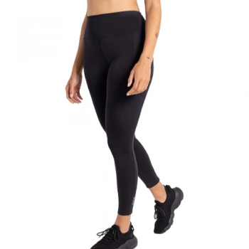 Dare 2B Womens Unceasing Power Hold Activewear Tights UK 14R - Waist 30', (76cm), Inside Leg 31.5'