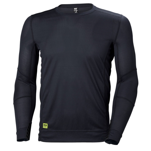 Helly Hansen Mens Lifa Crewneck Base Layer Top L - Chest 42.5'