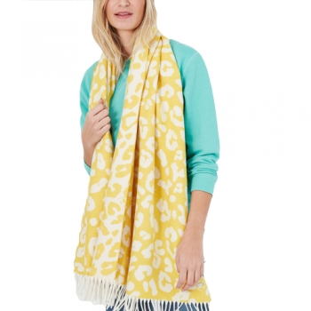 Joules Womens Elissa Supersoft Rectangle Winter Scarf One Size