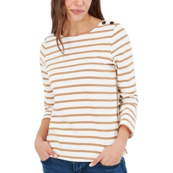 Joules Womens Aubree Round Neck Long Sleeve Top UK 18- Bust 45', (114cm)