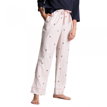 Joules Womens Luna Light Pajama Bottoms Large