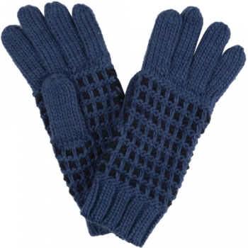 Regatta Womens Dalary Acrylic Knit Turn Up Gloves Small/Medium