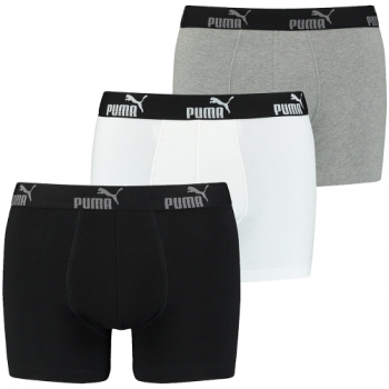 Puma Mens Puma Promo 3 Pack Comfortable Fit Boxers L- Waist 35-37' (89-94cm)