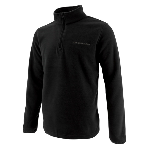 Caterpillar Mens Quarter Zip Micro Fleece Jacket Small