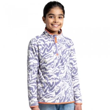 Craghoppers Girls Kana Half Zip Relaxed Fit Fleece Jacket 7-8 Years - Chest 24.75-26.5' (63-67cm)