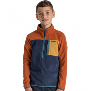 Craghoppers Boys Tama Half Zip Relaxed Fit Fleece Jacket 13 Years - Chest 32.5' (83cm)