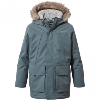 Craghoppers Boys Peyton Waterproof Parka Jacket Coat 7-8 Years - Chest 24.75-26.5' (63-67cm)