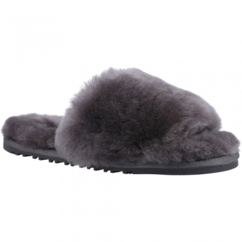 Cotswold Womens Westfield Sheepskin Fur Mule Slippers UK Size 3 (EU 36)