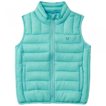 Crew Clothing Girls Recycled Lightweight Padded Gilet Age 5-6- Chest 28', (69cm)