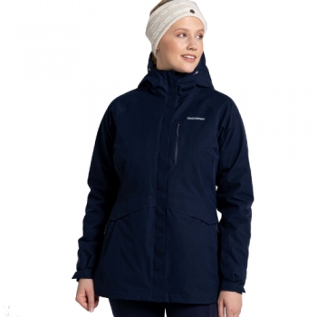 Craghoppers Womens Caldbeck Waterproof 3in1 Jacket Coat 10 - Bust 34' (86cm)