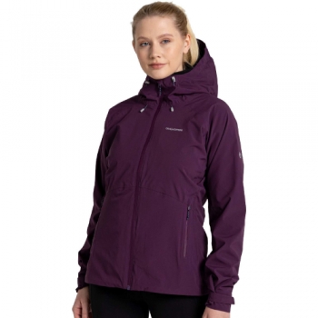 Craghoppers Womens Anza Waterproof Breathable Jacket 10 - Bust 34' (86cm)