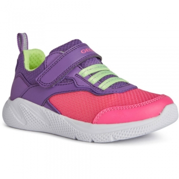 Geox Girls Sprintye Slip On Breathable Sports Trainers UK Size 1 (EU 33)