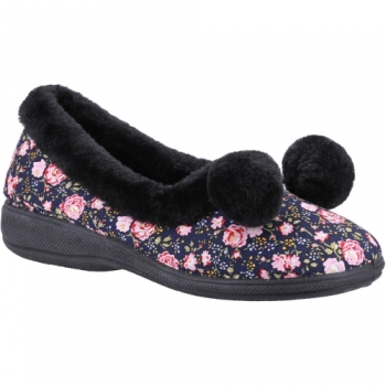 Fleet & Foster Womens Goldfinch Fleece Lined Slippers UK Size 4 (EU 37)