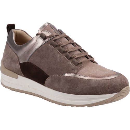 Hush Puppies Womens Ciara Leather Lace Up Trainers UK Size 7 (EU 40-41)