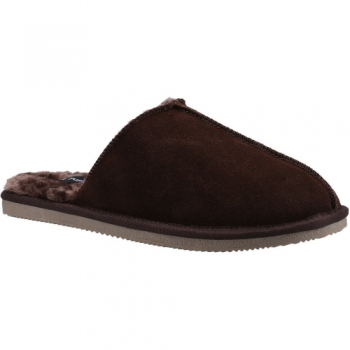 Hush Puppies Mens Coady Slip On Memory Foam Slippers UK Size 7 (EU 41)