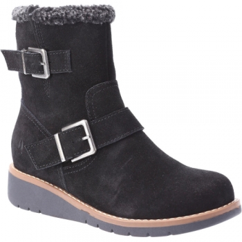 Hush Puppies Womens Lexie Zip Up Shearling Lined Boots UK Size 3 (EU 36)