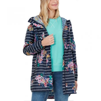 Joules Womens Go Lightly Waterproof Lightweight Coat UK 10- Bust 35' (89cm)