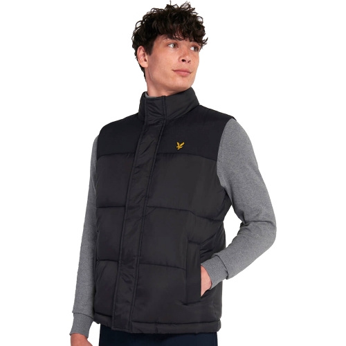 Lyle & Scott Mens Wadded Padded Durable Bodywarmer Gilet S - Chest 36-38' (91-96cm)