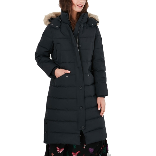 Joules Womens Cotsland Warm Long Length Puffer Coat UK 14- Bust 39.5', (100cm)