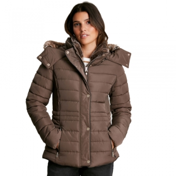 Joules Womens Gosway Warm Padded Jacket Coat UK 10- Bust 35', (89cm)