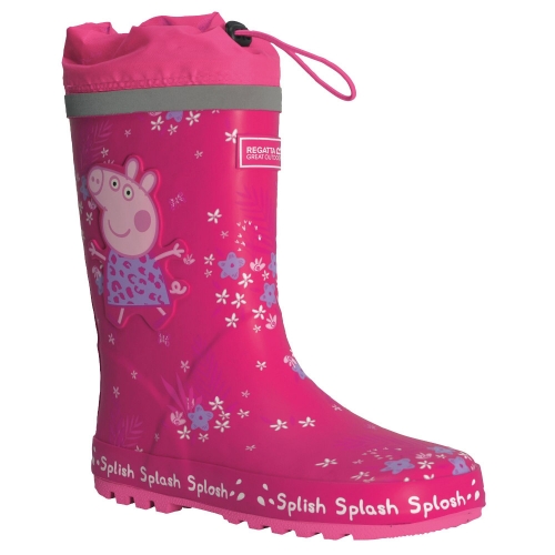 Regatta Boys & Girls Peppa Splash Wellington Boots UK Size 7 (EU 24)