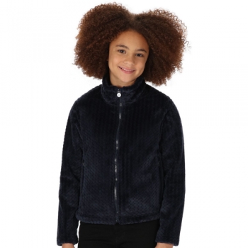 Regatta Girls Kallye Full Zip Fluffy Fleece Jacket 11-12 Years - Chest 75-79cm (Height 146-152cm)