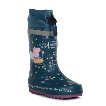 Regatta Boys & Girls Peppa Splash Wellington Boots UK Size 5 (EU 22)