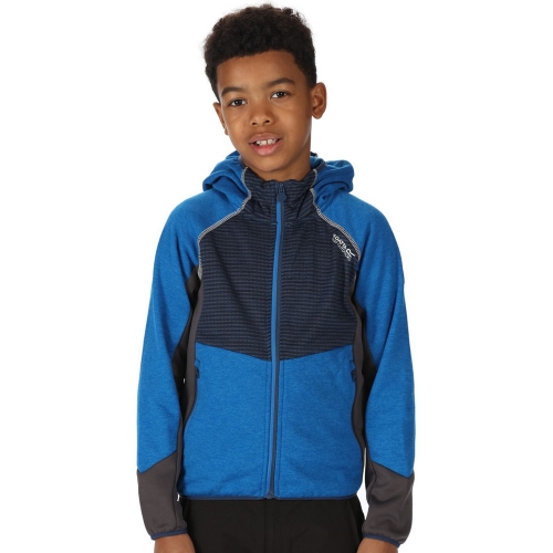 Regatta Boys Prenton Full Zip Hooded Fleece Jacket 3-4 Years - Chest 55-57cm (Height 98-104cm)