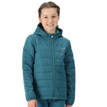 Regatta Kids Junior Helfa Insulated Quilted Hooded Jacket 14 Years - Chest 86-98cm (Height 164-170cm)