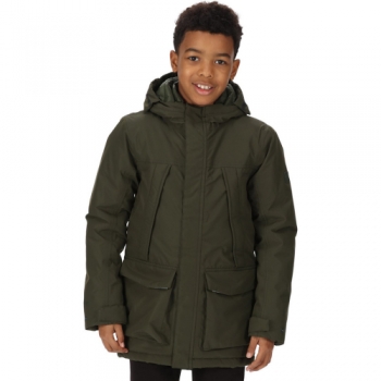 Regatta Boys Paddrick Waterproof Breathable Parka Coat 11-12 Years - Chest 75-79cm (Height 146-152cm)