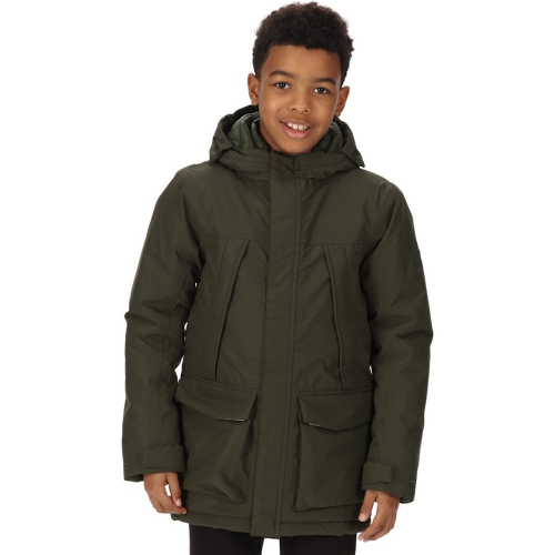 Regatta Boys Paddrick Waterproof Breathable Parka Coat 13 Years- Chest 32', (82cm)