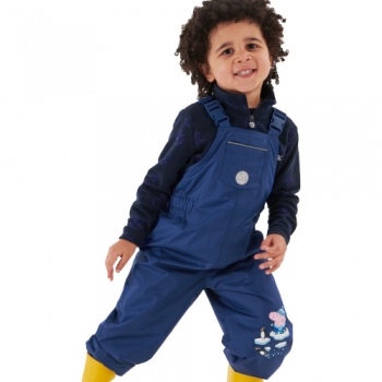 Regatta Boys Peppa Pig Waterproof Fleece Lined Dungarees 60-72 Months (110-116cm)