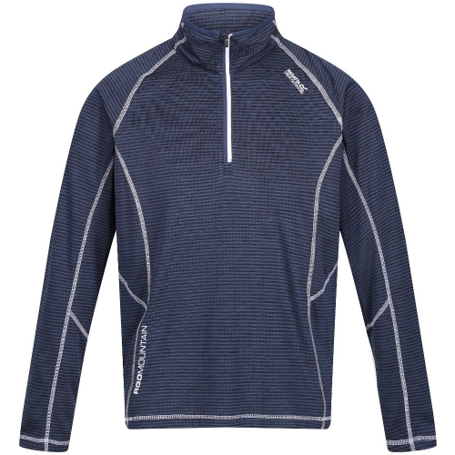 Regatta Mens Yonder Quick Dry Moisture Wicking Half Zip Fleece Jacket 3XL - Chest 49-51' (124.5-129.5cm)