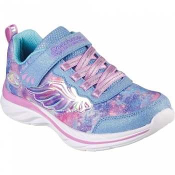 Skechers Girls Quick Kicks Flying Beauty Lace Up Shoes UK Size 1.5 (EU 34)