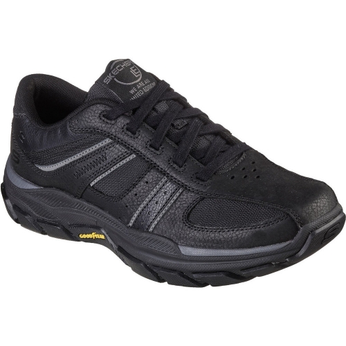 Skechers Mens Respected Lace Up Leather Shoes UK Size 11 (EU 46)