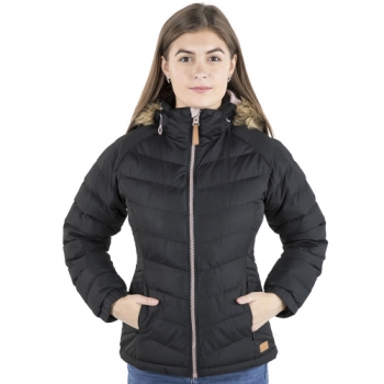 Trespass Womens/Ladies Nadina Waterproof Breathable Hooded Jacket Coat 12/M - Bust 36' (91.4cm)