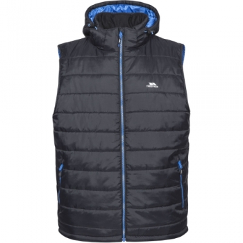 Trespass Mens Franklyn Padded Warm Hooded Insulated Bodywarmer Gilet XL - Chest 44-46' (111.5-117cm)