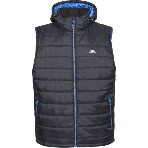 Trespass Mens Franklyn Padded Warm Hooded Insulated Bodywarmer Gilet XL - Chest 44-46' (111.5-117cm)