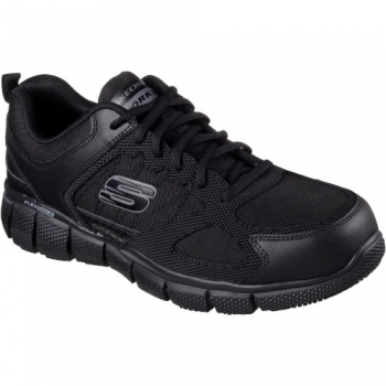 Skechers Mens Telphin Sanphet Lace Up Slip Resistant Shoes UK Size 12 (EU 47.5)