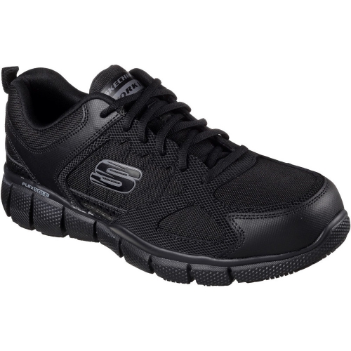 Skechers Mens Telphin Sanphet Lace Up Slip Resistant Shoes UK Size 10 (EU 45)